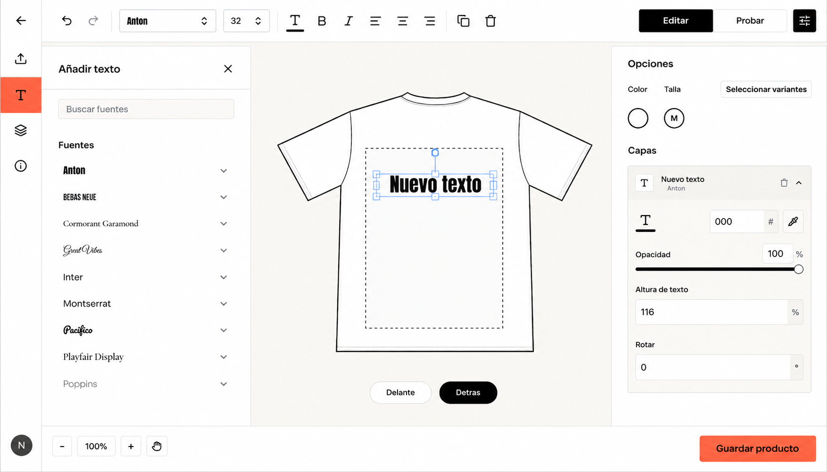P&P Custom editor preview 1